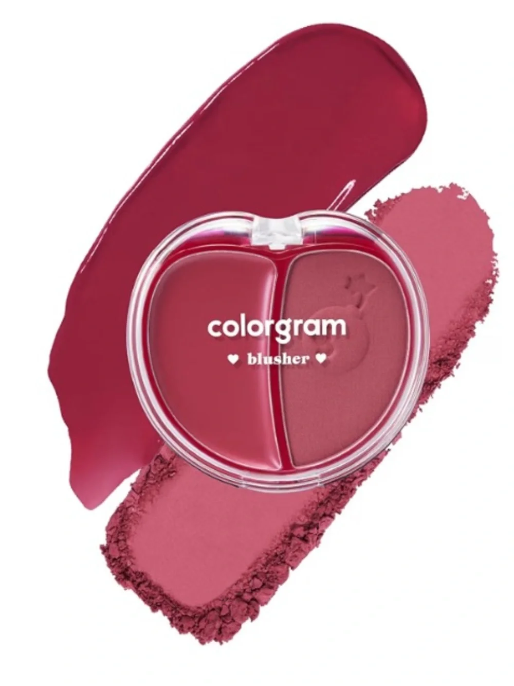 Colorgram Tintin Dory Duo Blusher 05 Red Heart Duo Red Bomb K-Beauty New